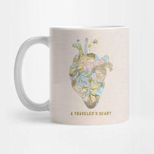 A Traveler's Heart Mug